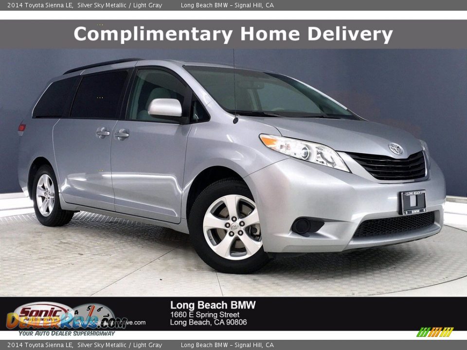 2014 Toyota Sienna LE Silver Sky Metallic / Light Gray Photo #1