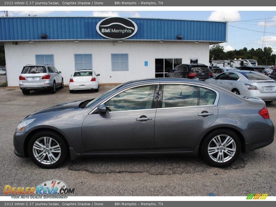 2013 Infiniti G 37 Journey Sedan Graphite Shadow / Stone Photo #2