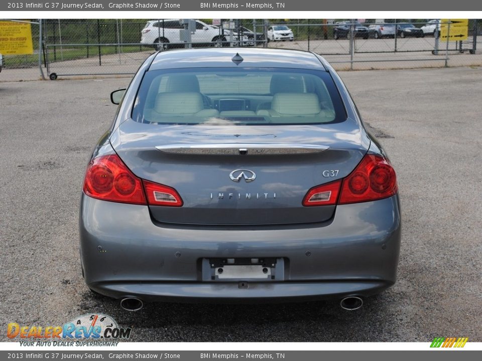 2013 Infiniti G 37 Journey Sedan Graphite Shadow / Stone Photo #4