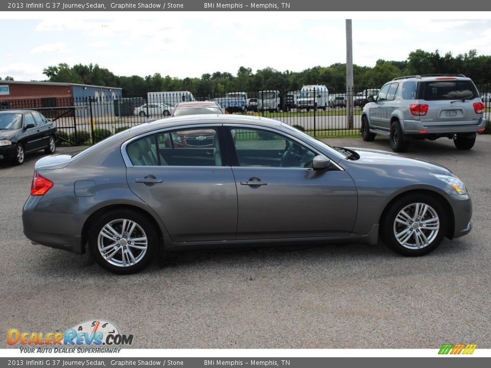 2013 Infiniti G 37 Journey Sedan Graphite Shadow / Stone Photo #6
