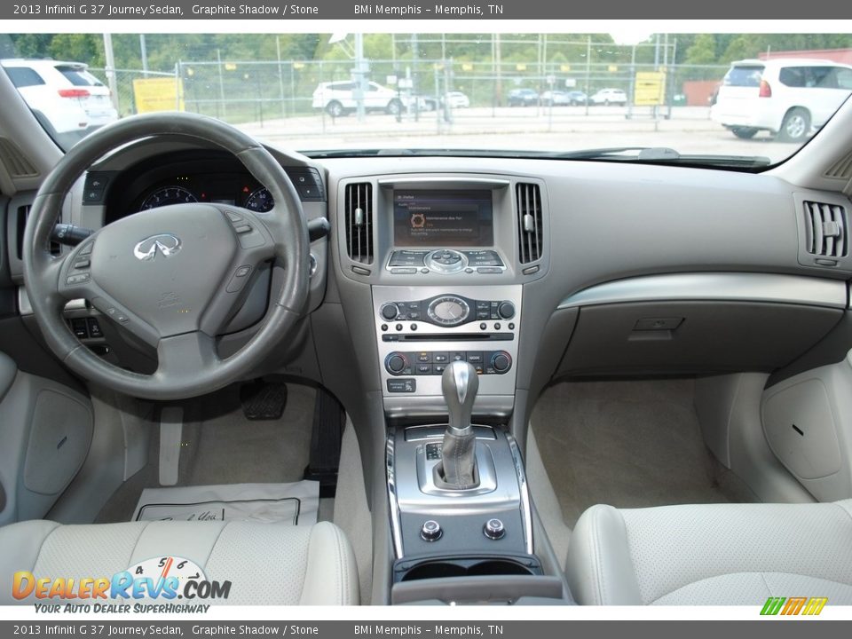 2013 Infiniti G 37 Journey Sedan Graphite Shadow / Stone Photo #9
