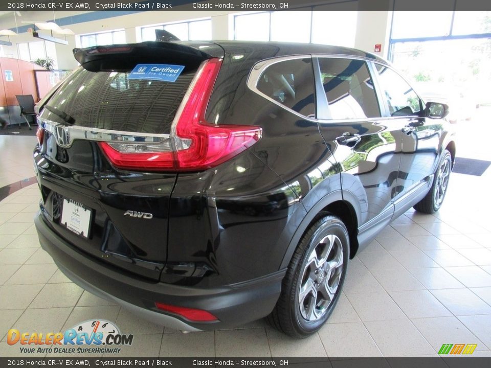 2018 Honda CR-V EX AWD Crystal Black Pearl / Black Photo #7