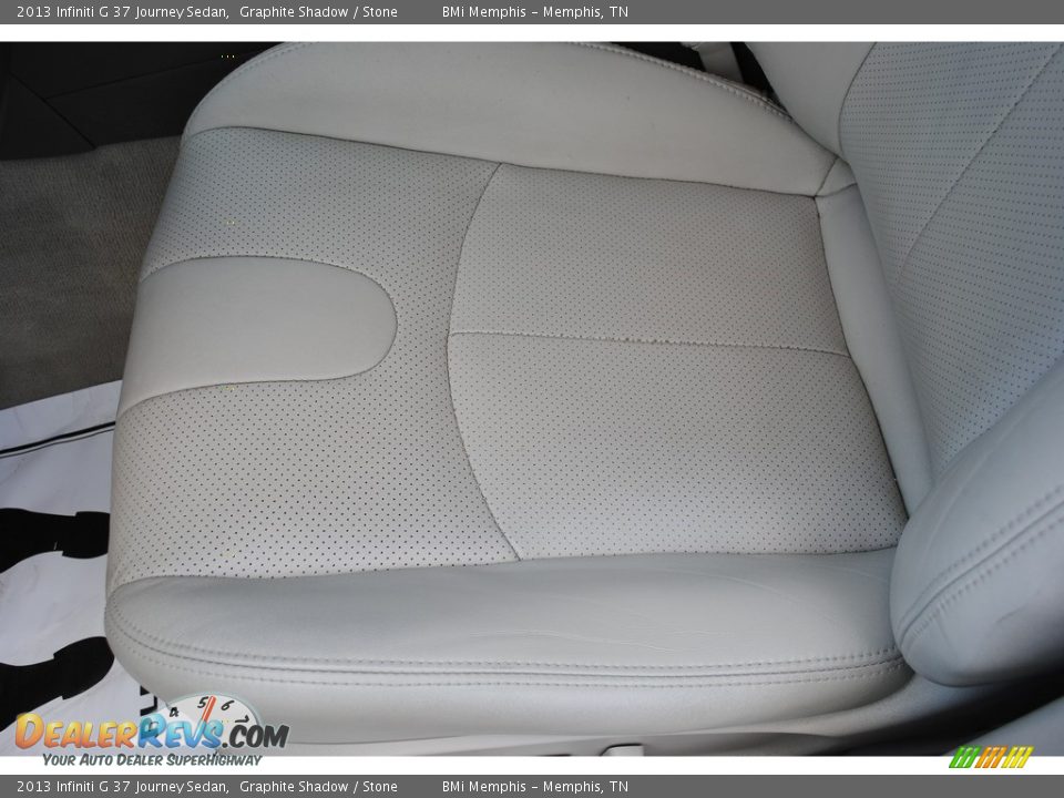 2013 Infiniti G 37 Journey Sedan Graphite Shadow / Stone Photo #12