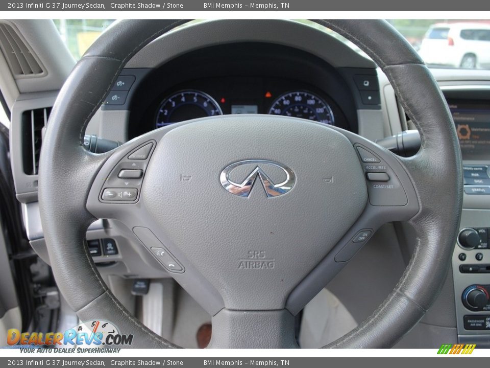 2013 Infiniti G 37 Journey Sedan Graphite Shadow / Stone Photo #13