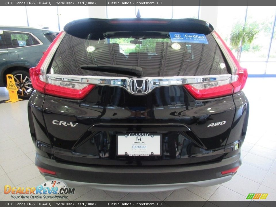 2018 Honda CR-V EX AWD Crystal Black Pearl / Black Photo #8