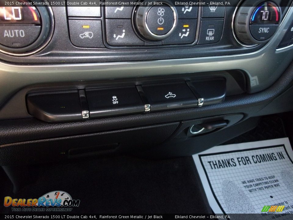 2015 Chevrolet Silverado 1500 LT Double Cab 4x4 Rainforest Green Metallic / Jet Black Photo #28