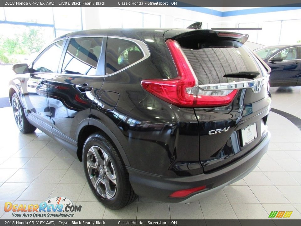 2018 Honda CR-V EX AWD Crystal Black Pearl / Black Photo #9