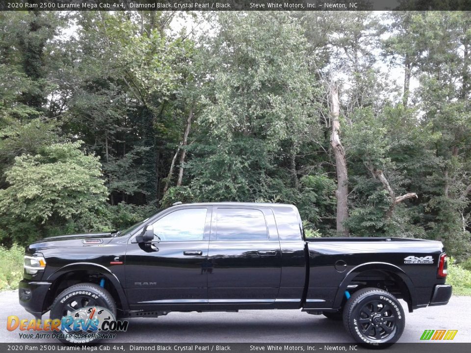 Diamond Black Crystal Pearl 2020 Ram 2500 Laramie Mega Cab 4x4 Photo #1