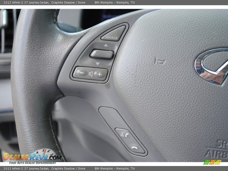 2013 Infiniti G 37 Journey Sedan Graphite Shadow / Stone Photo #14
