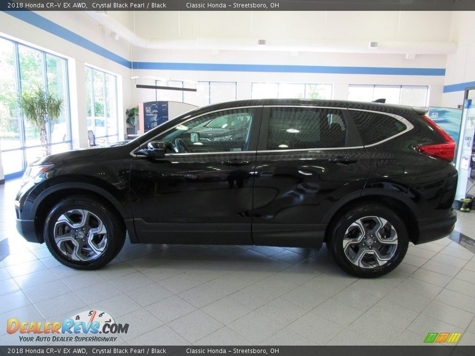 2018 Honda CR-V EX AWD Crystal Black Pearl / Black Photo #10