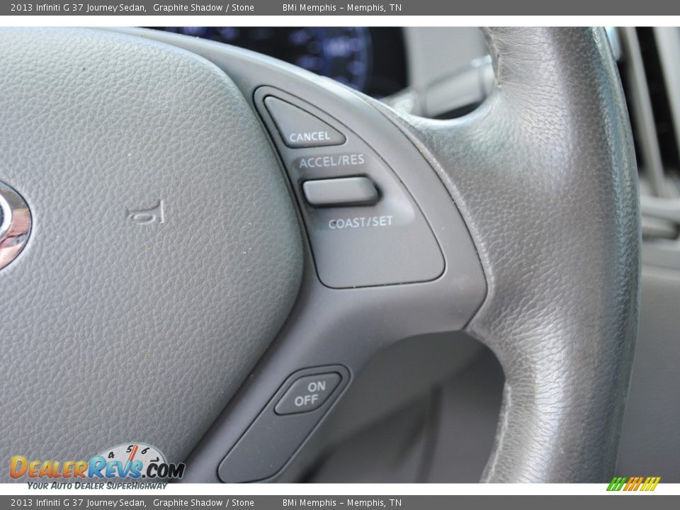 2013 Infiniti G 37 Journey Sedan Graphite Shadow / Stone Photo #15