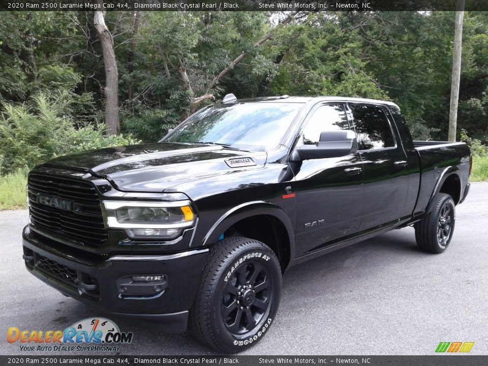 Diamond Black Crystal Pearl 2020 Ram 2500 Laramie Mega Cab 4x4 Photo #2
