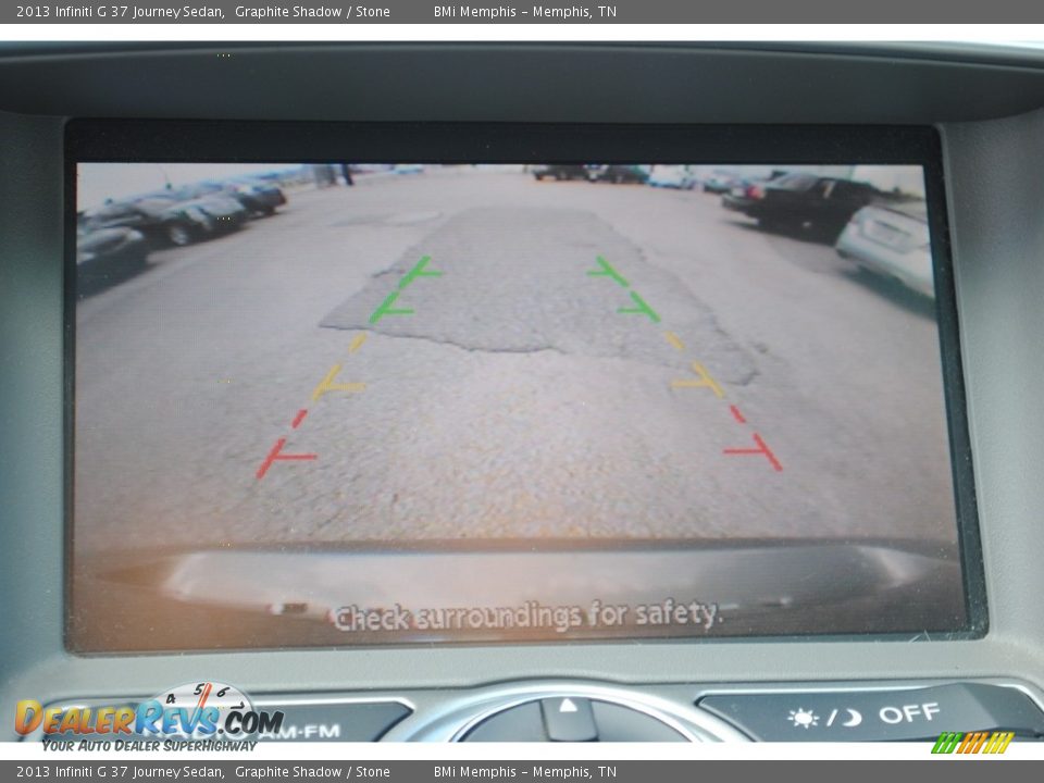 2013 Infiniti G 37 Journey Sedan Graphite Shadow / Stone Photo #18