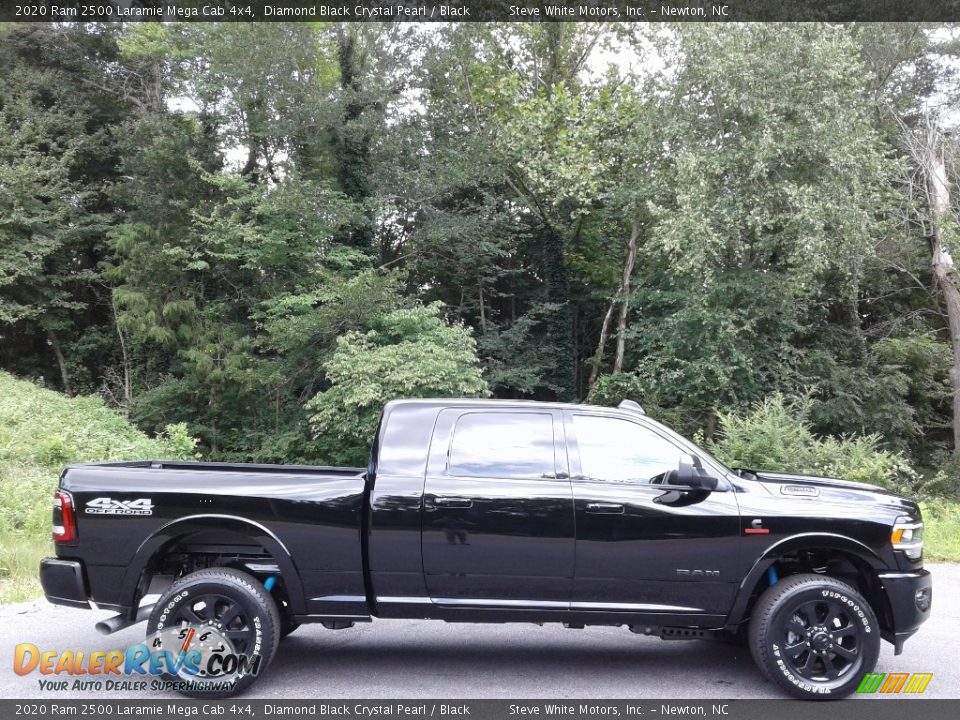 Diamond Black Crystal Pearl 2020 Ram 2500 Laramie Mega Cab 4x4 Photo #5