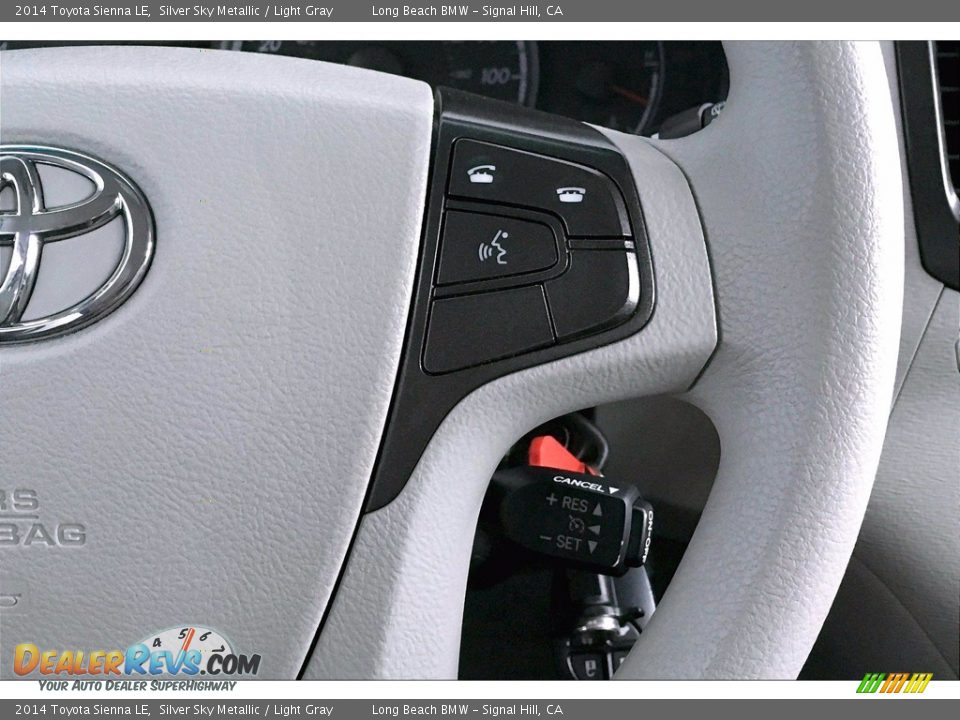 2014 Toyota Sienna LE Silver Sky Metallic / Light Gray Photo #19