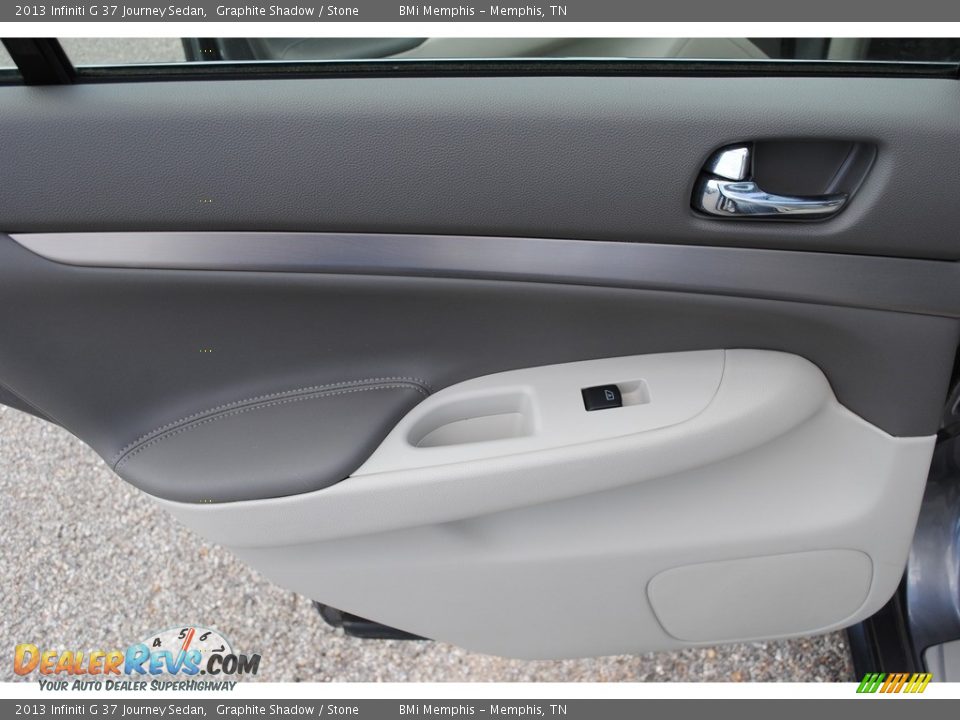 2013 Infiniti G 37 Journey Sedan Graphite Shadow / Stone Photo #22