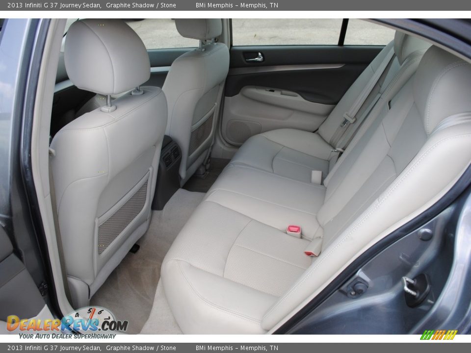 2013 Infiniti G 37 Journey Sedan Graphite Shadow / Stone Photo #23