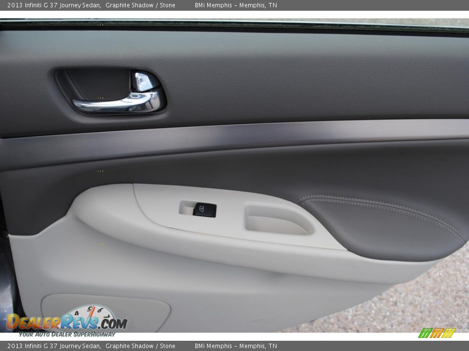 2013 Infiniti G 37 Journey Sedan Graphite Shadow / Stone Photo #25