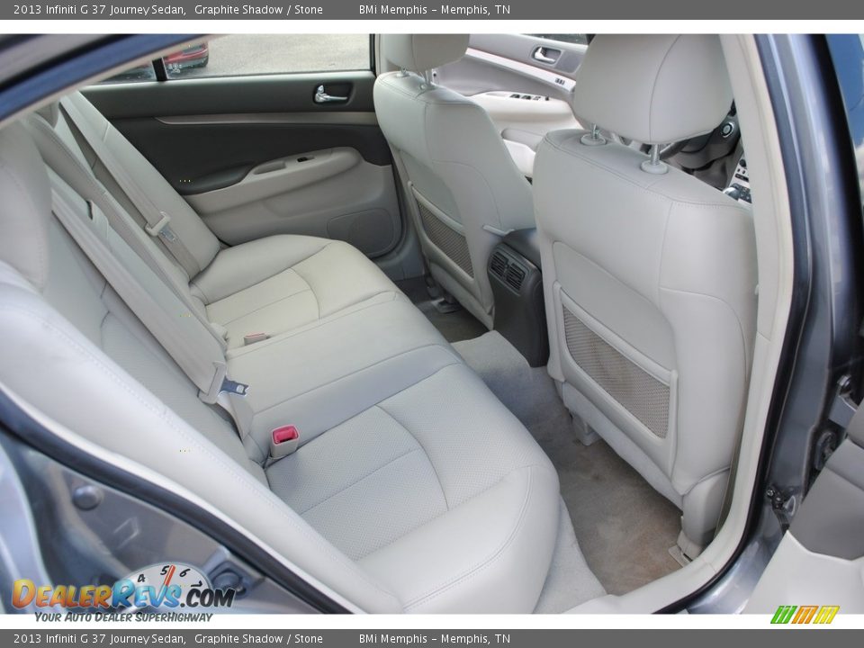 2013 Infiniti G 37 Journey Sedan Graphite Shadow / Stone Photo #26