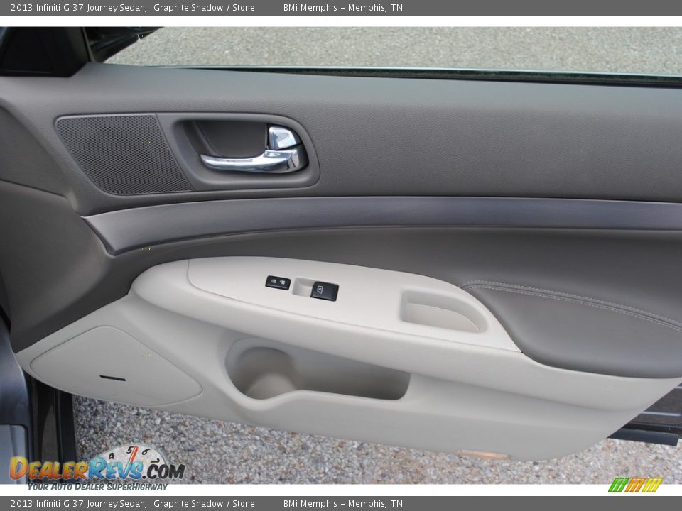 2013 Infiniti G 37 Journey Sedan Graphite Shadow / Stone Photo #27