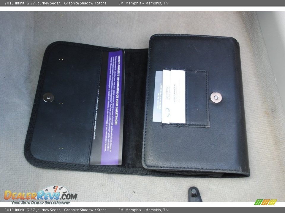 2013 Infiniti G 37 Journey Sedan Graphite Shadow / Stone Photo #29