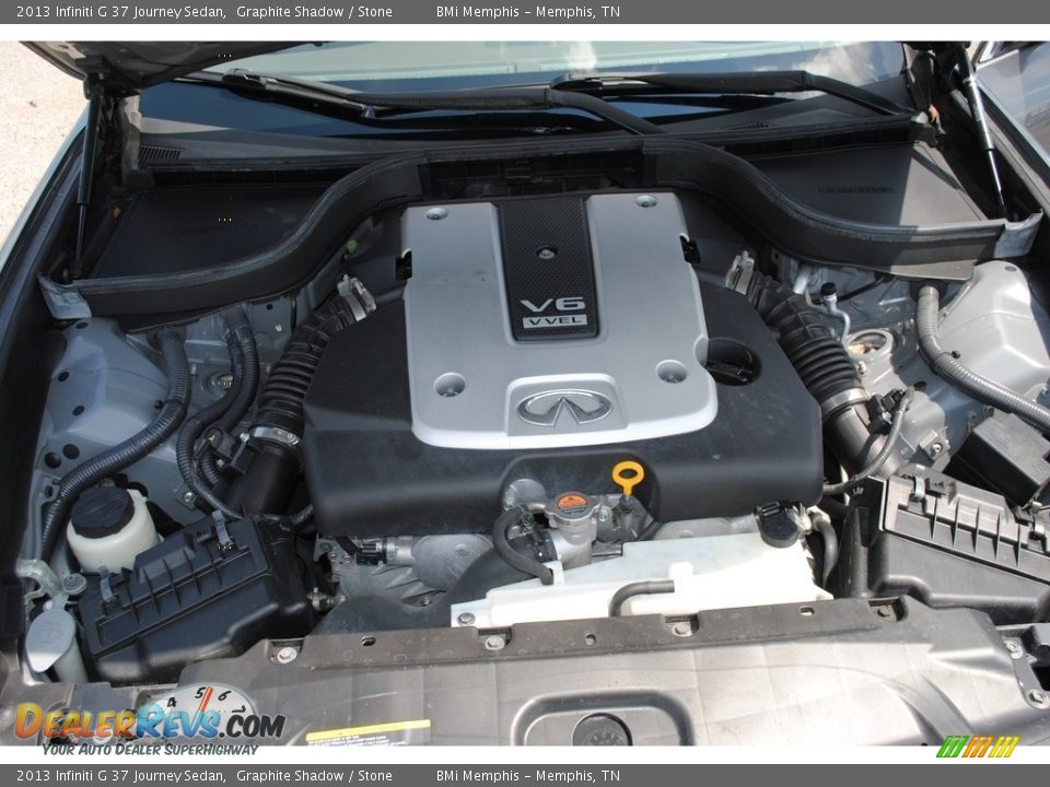 2013 Infiniti G 37 Journey Sedan Graphite Shadow / Stone Photo #32
