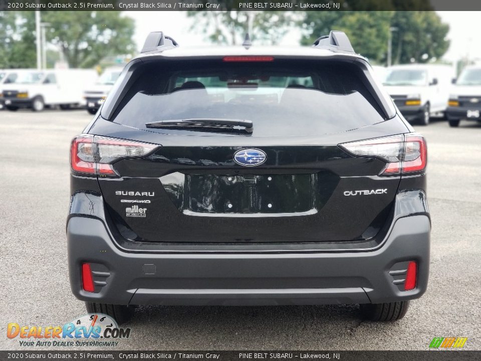 2020 Subaru Outback 2.5i Premium Crystal Black Silica / Titanium Gray Photo #7