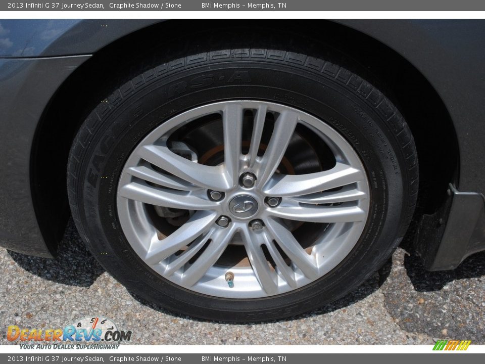 2013 Infiniti G 37 Journey Sedan Graphite Shadow / Stone Photo #33