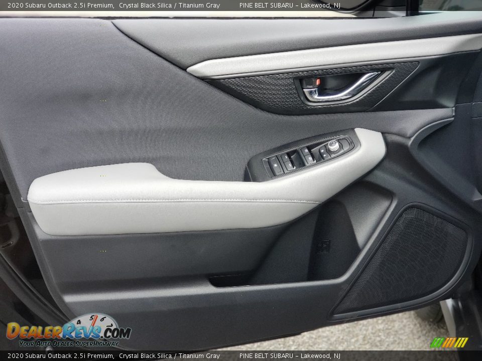 2020 Subaru Outback 2.5i Premium Crystal Black Silica / Titanium Gray Photo #11