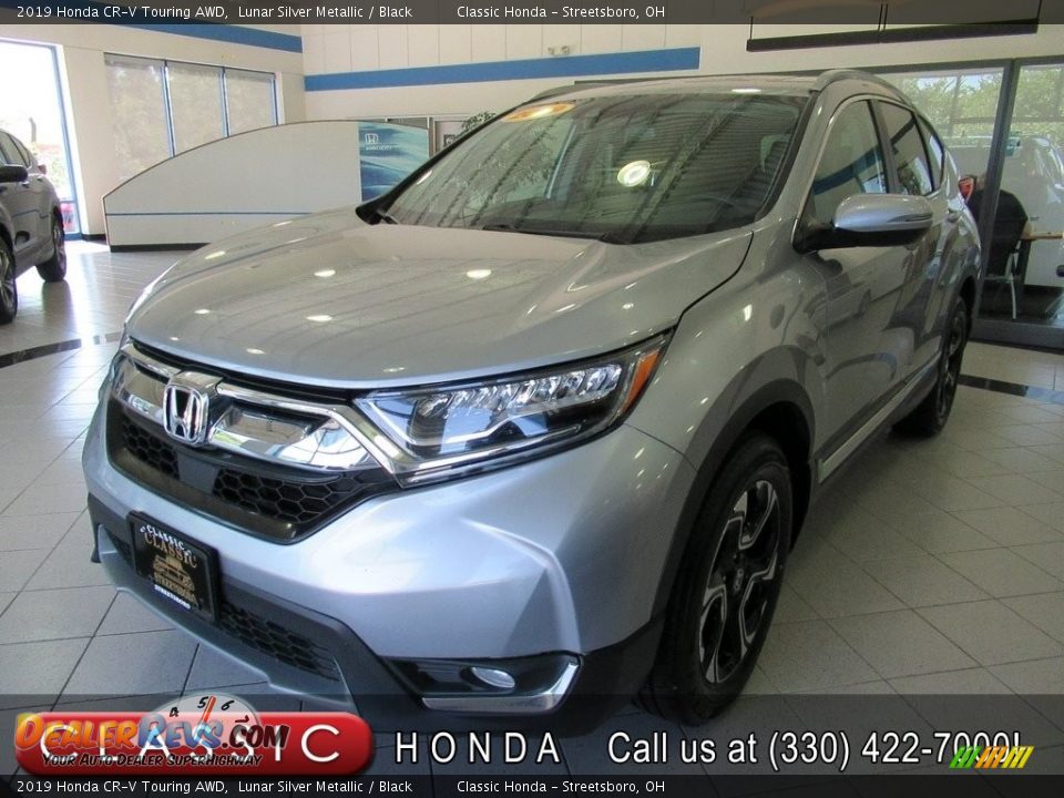 2019 Honda CR-V Touring AWD Lunar Silver Metallic / Black Photo #1