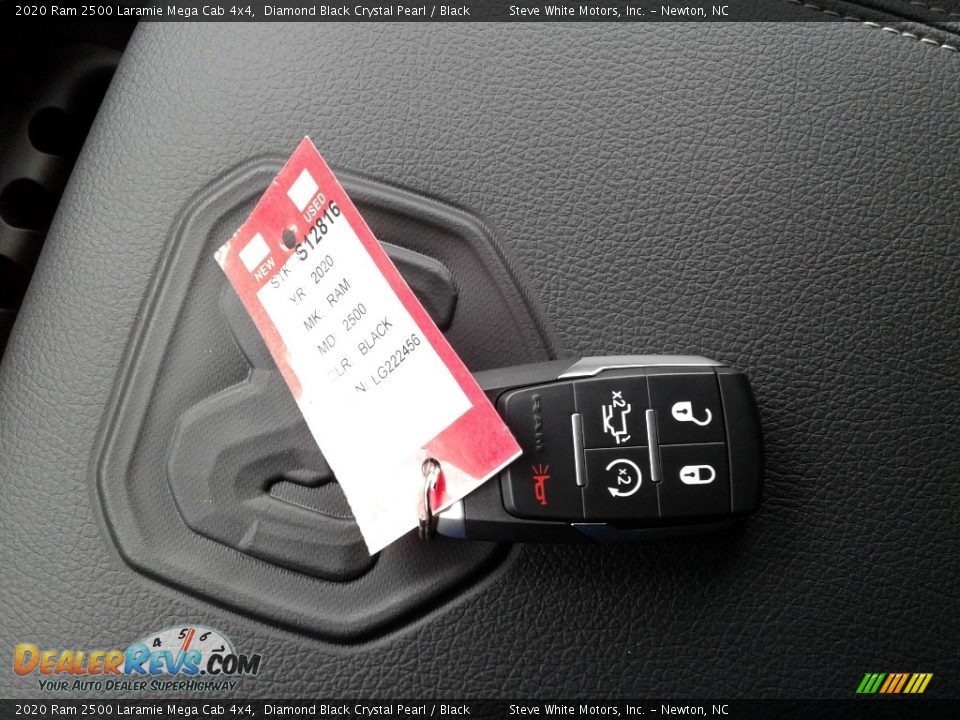 2020 Ram 2500 Laramie Mega Cab 4x4 Diamond Black Crystal Pearl / Black Photo #34
