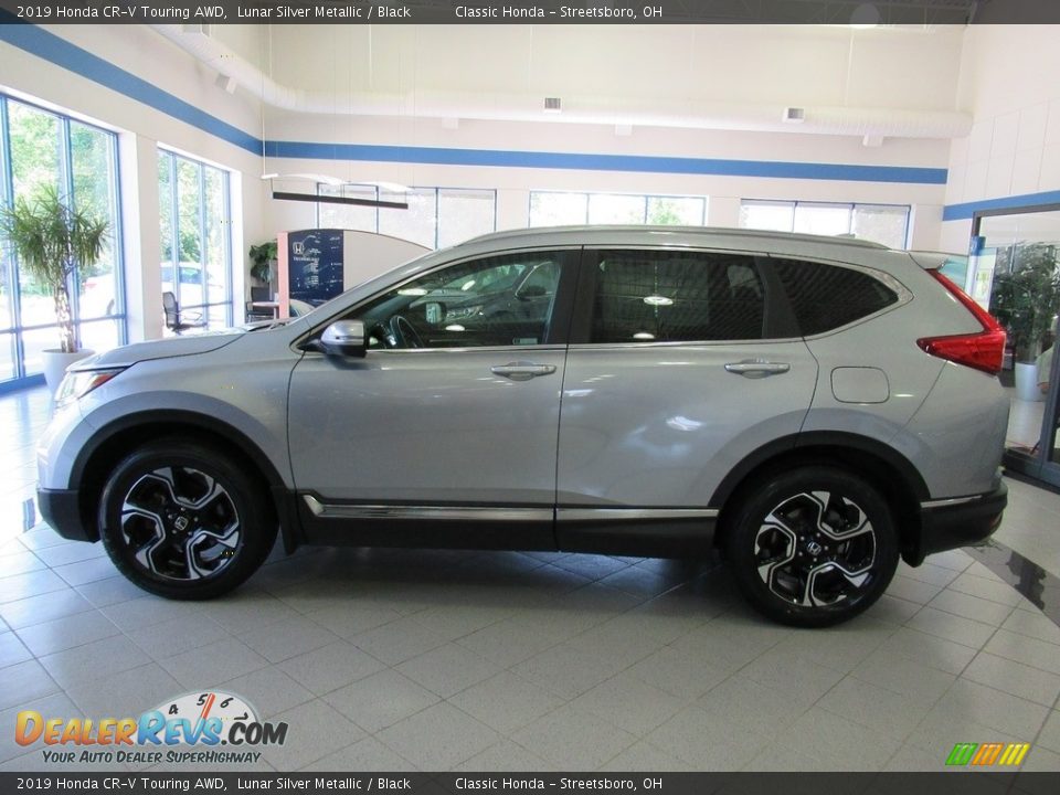 2019 Honda CR-V Touring AWD Lunar Silver Metallic / Black Photo #10