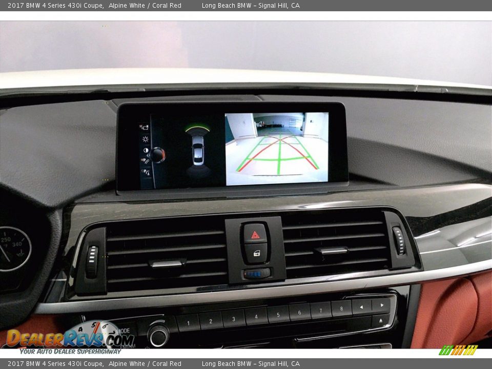 2017 BMW 4 Series 430i Coupe Alpine White / Coral Red Photo #17