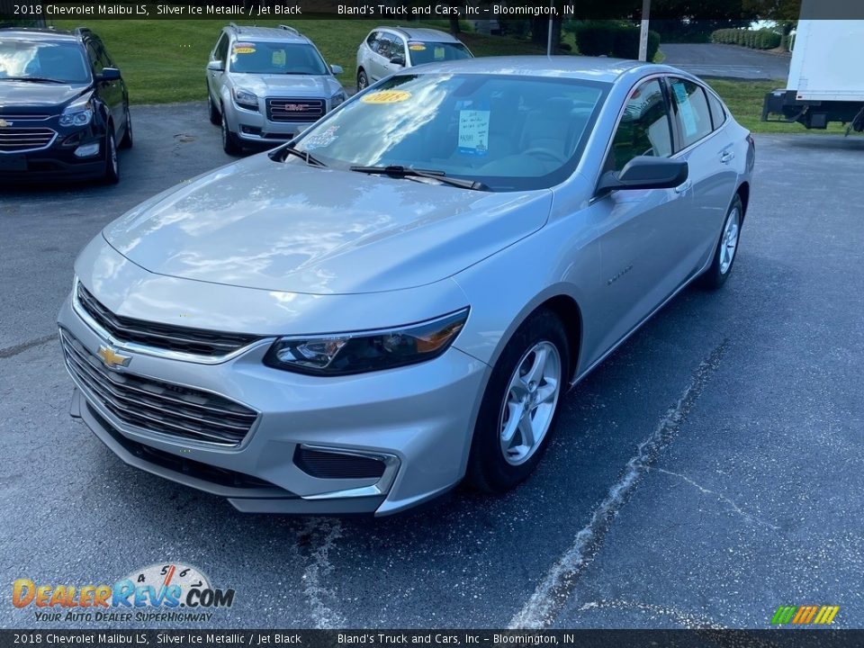 2018 Chevrolet Malibu LS Silver Ice Metallic / Jet Black Photo #2