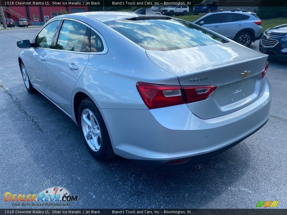 2018 Chevrolet Malibu LS Silver Ice Metallic / Jet Black Photo #8