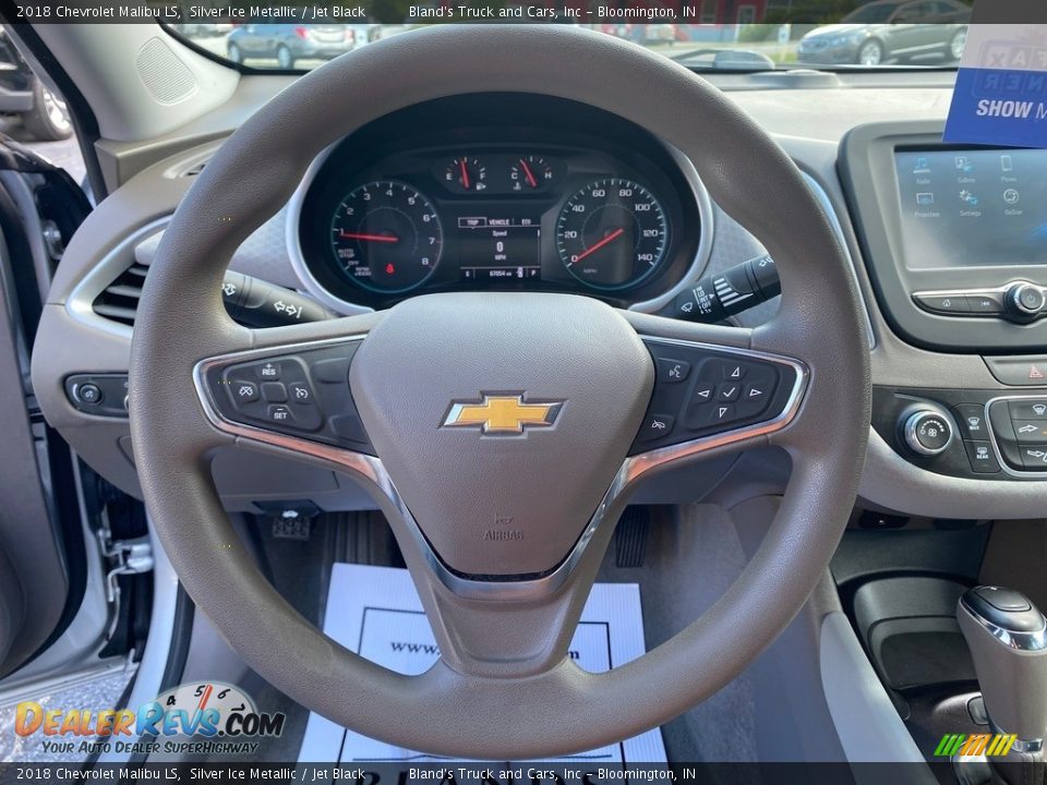 2018 Chevrolet Malibu LS Silver Ice Metallic / Jet Black Photo #16