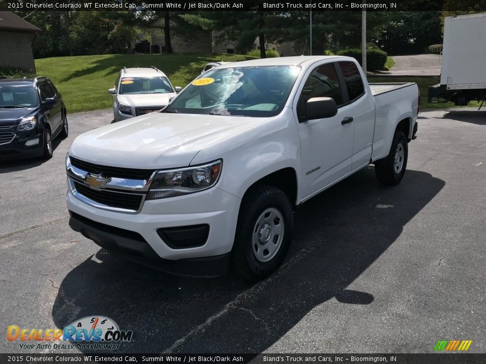 2015 Chevrolet Colorado WT Extended Cab Summit White / Jet Black/Dark Ash Photo #2