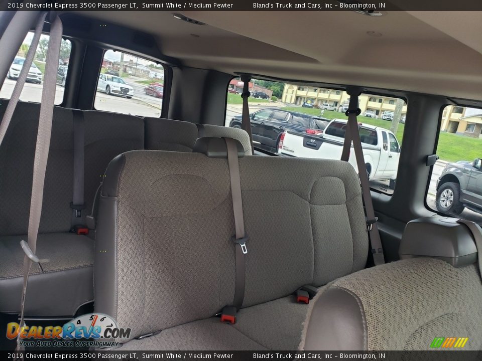 2019 Chevrolet Express 3500 Passenger LT Summit White / Medium Pewter Photo #8