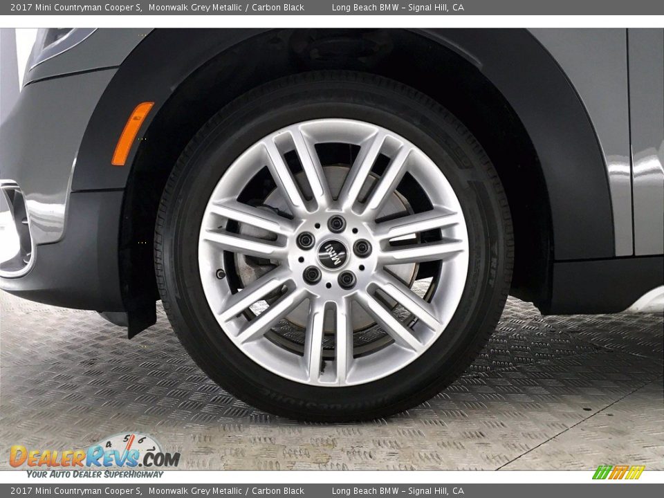 2017 Mini Countryman Cooper S Moonwalk Grey Metallic / Carbon Black Photo #8
