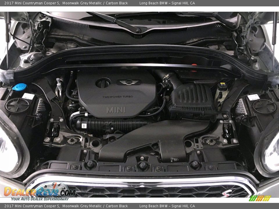 2017 Mini Countryman Cooper S Moonwalk Grey Metallic / Carbon Black Photo #9