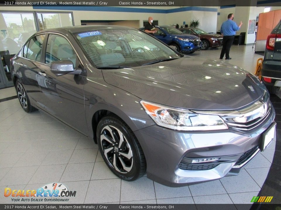 2017 Honda Accord EX Sedan Modern Steel Metallic / Gray Photo #3