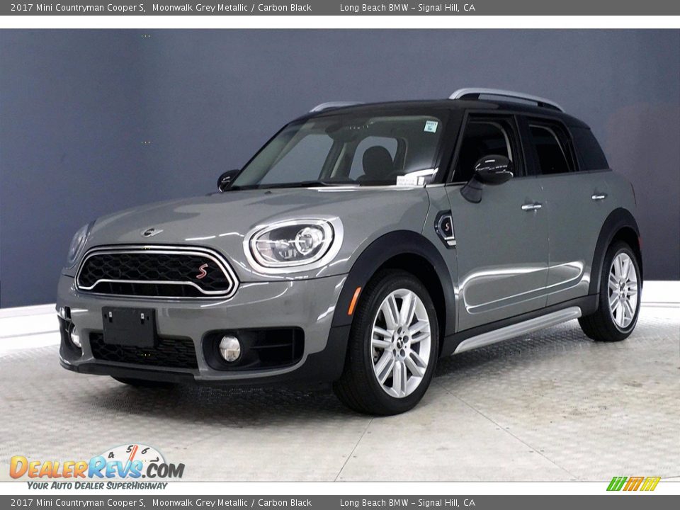 2017 Mini Countryman Cooper S Moonwalk Grey Metallic / Carbon Black Photo #12
