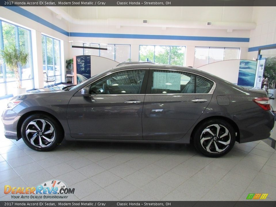 2017 Honda Accord EX Sedan Modern Steel Metallic / Gray Photo #10