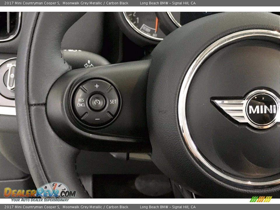 2017 Mini Countryman Cooper S Moonwalk Grey Metallic / Carbon Black Photo #18