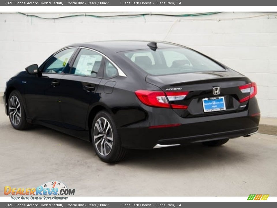 2020 Honda Accord Hybrid Sedan Crystal Black Pearl / Black Photo #2