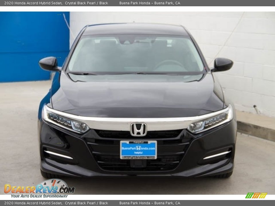 2020 Honda Accord Hybrid Sedan Crystal Black Pearl / Black Photo #3