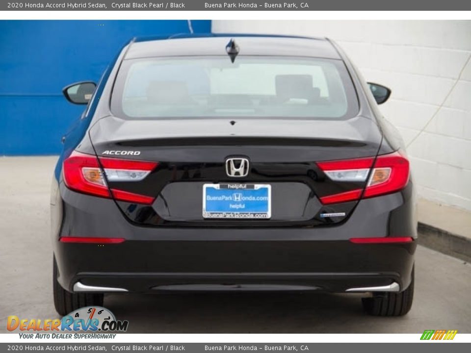 2020 Honda Accord Hybrid Sedan Crystal Black Pearl / Black Photo #5