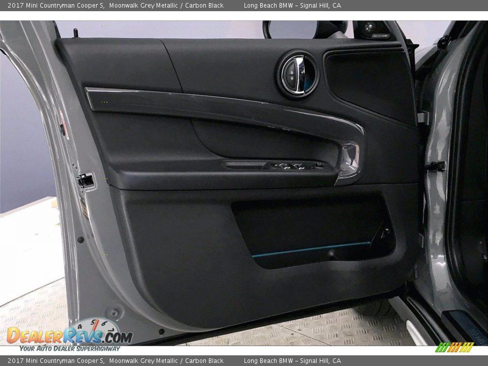 2017 Mini Countryman Cooper S Moonwalk Grey Metallic / Carbon Black Photo #23