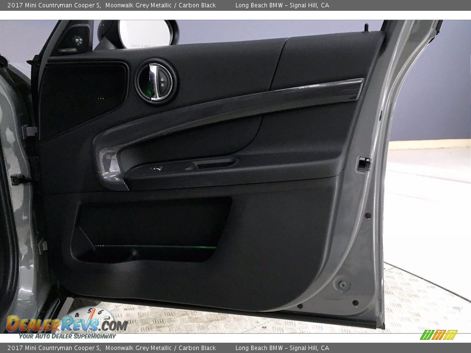 2017 Mini Countryman Cooper S Moonwalk Grey Metallic / Carbon Black Photo #24