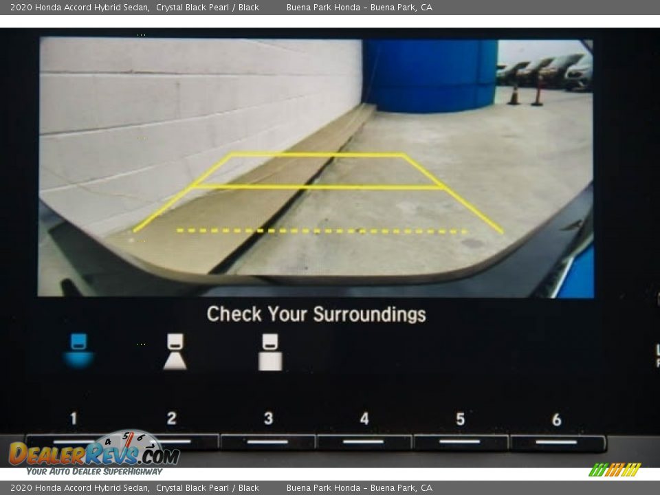 2020 Honda Accord Hybrid Sedan Crystal Black Pearl / Black Photo #14
